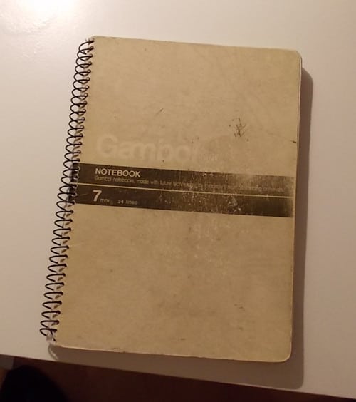 The earliest notebook I used when I was in Nanjing as a software engineer